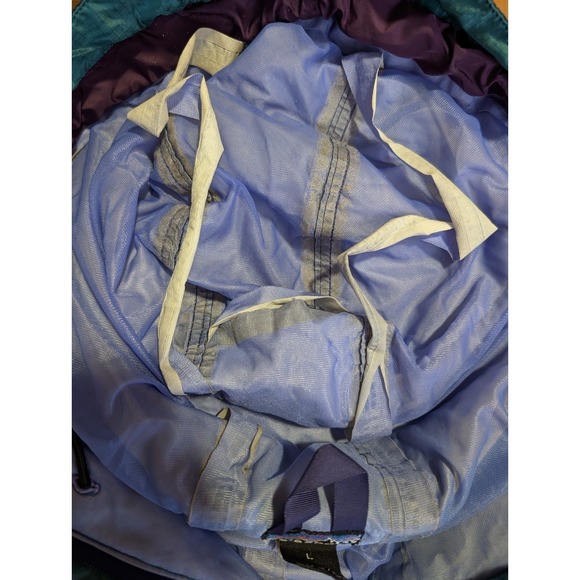 Vintage Patagonia Anorak Pullover Windbreaker Jacket Blue Mens L Hooded - Picture 7 of 7